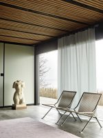 KVADRAT Vorhang Wohnzimmer weiß decohome.de