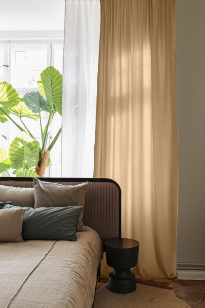 bemz curtain recycledvelvet feather washedlinen ready made vorhang decohome.de