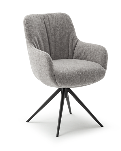 Contur esszimmerstuhl gepolster grau decohome.de