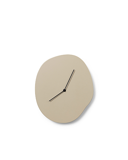 fermLIVING wanduhr MeltWallClock decohome.de