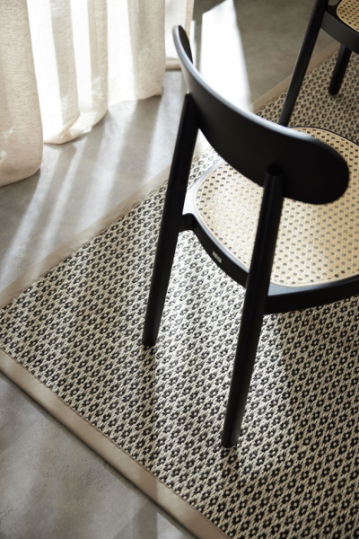 moderne Teppiche jab anstoetz kleingemustert schwarz weiss decohome.de