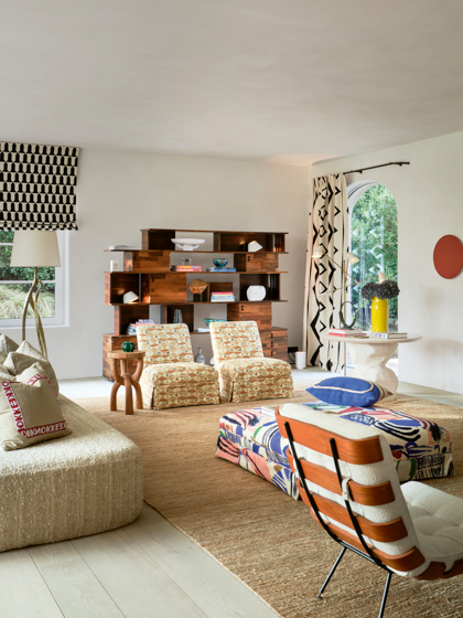 trends 2024 wohnzimmerideen wohnen mit stoffen decohome.de