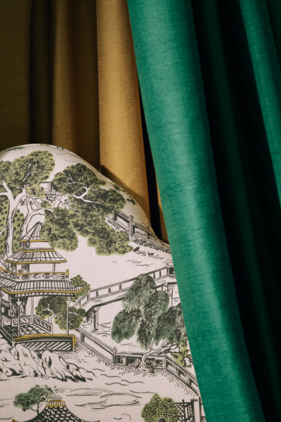 Manuel Canovas Möbelstoff gruen decohome.de