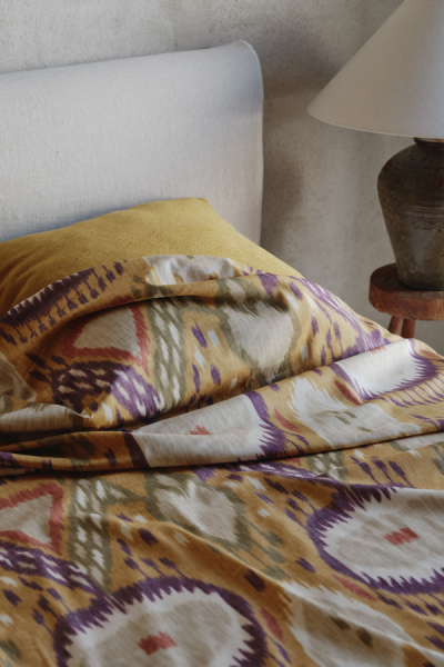 Zimmer und Rohde gemusterte Bettwaesche Muenchner Stoff Fruehling decohome.de