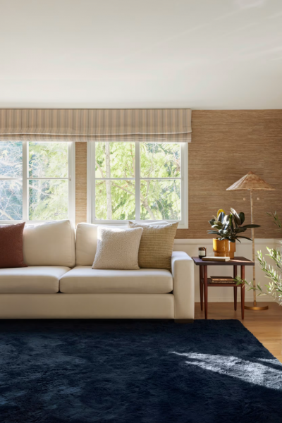 Ruggable Hochflor Teppich mitternachtsblau decohome.de