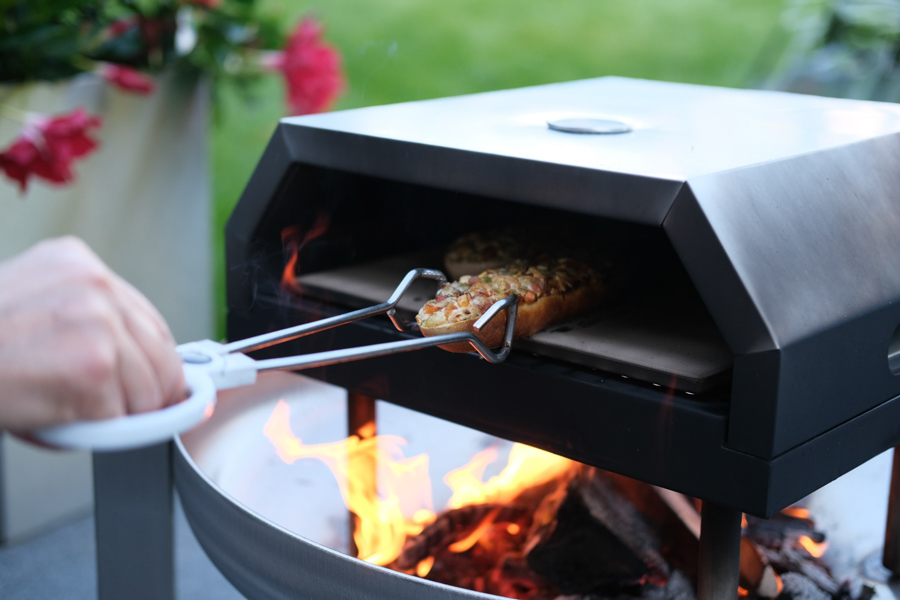 Feuerschale kochen Pizzaofen Stahlkunst decohome.de