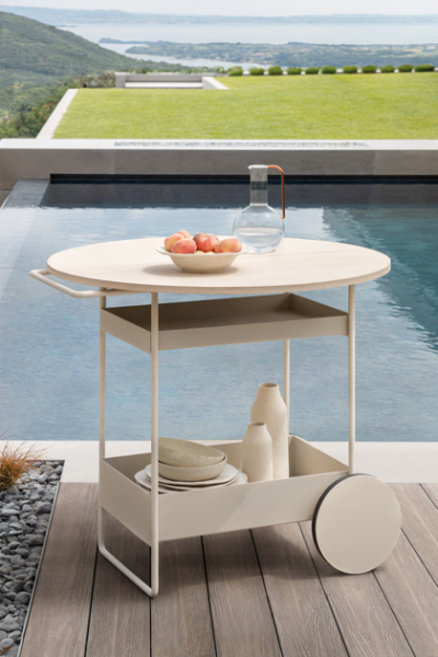 Fast outdoor Ninfea barwagen serving cart decohome.de