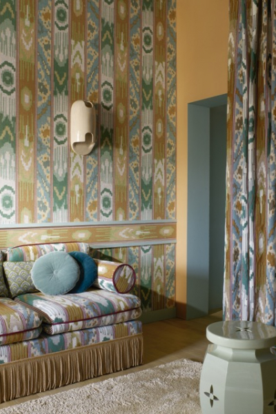 Pierre Frey 2024 CARNET DE VOYAGE IKATI Streifen decohome.de