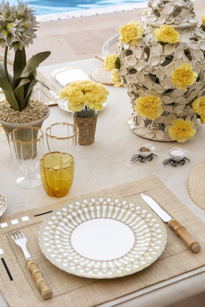 PINTO X CASARIALTO Raphia tischset decohome.de