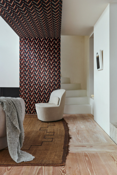 Osmanthus arte grafische tapete farbe decohome