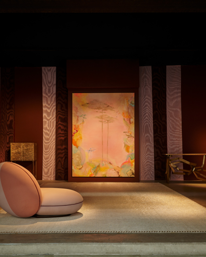 Fantasia Lelièvre Paris NILUFAR CREDIT PHOTO Filippo Pincolini (1)Moire Stoffkunde Muster Tapete decohome.de