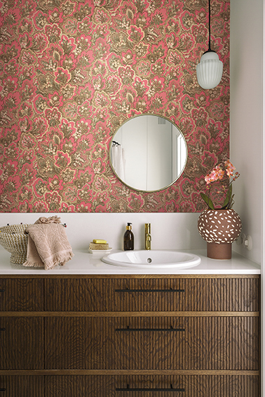 Janelli Volpi JV505 Grande Corniche Jannelli&Volpi ambient PH 13 PRESS LW Tapete im Bad decohome.de