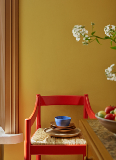 Colour Drenching Double Drenching Wandfarben Technik Little Greene06 LG Double Drench HI decohome.de