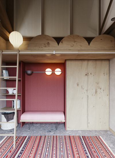 Hochbett Kinderzimmer Maria Marinina house of silence decohome.de