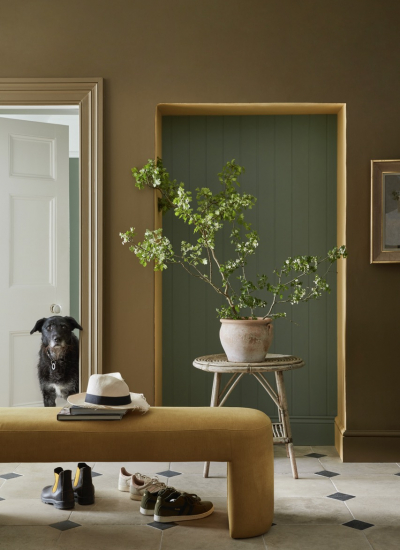 Little Greene Double Drench DOG Flur Bank deceohome.de