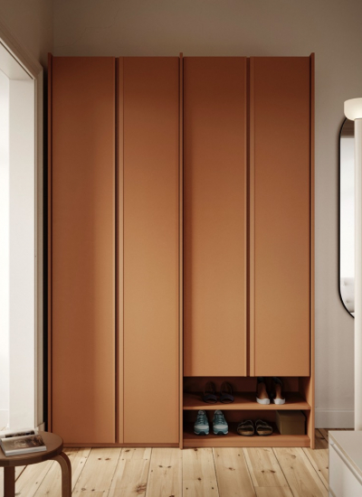 Tylko Edge wardrobe clay brown Flur schrank decohome.de