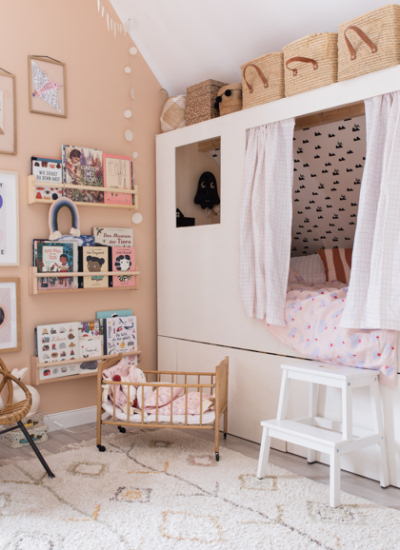 textilwerk.com Kinderzimmer Bett Nische decohome.de