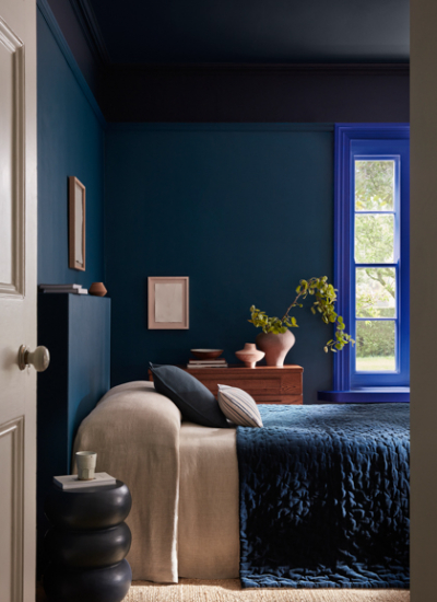 Betthaupt Schlafzimmer 1 Little Greene6321 decohome.de