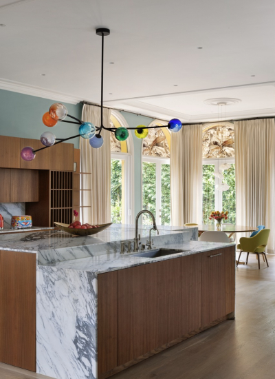 Maison Vilucchi Project Küche Marmor Spülbecken Kücheninsel decohome.de