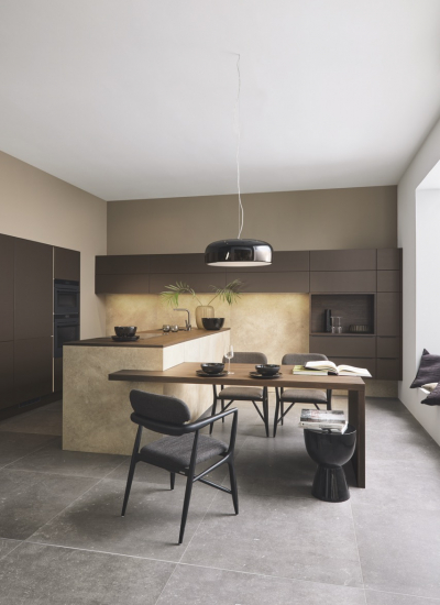 Cantera Sandstein Creme / Soft Lack Sepiabraun softmatt