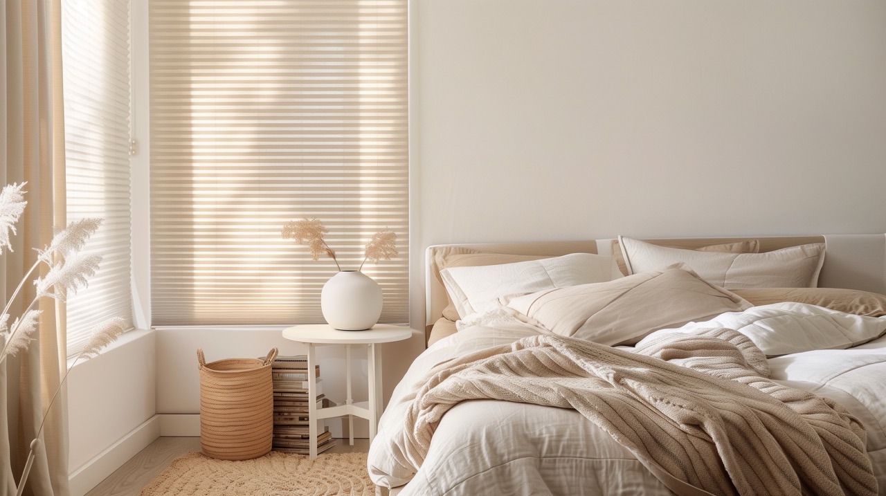 Sundiscount Plissee hygge einrichtung Schlafzimmer decohome.de