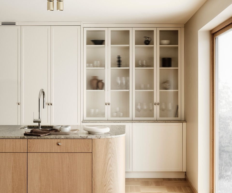 nordiska kok contemporary shaker Kücheninsel decohome.de