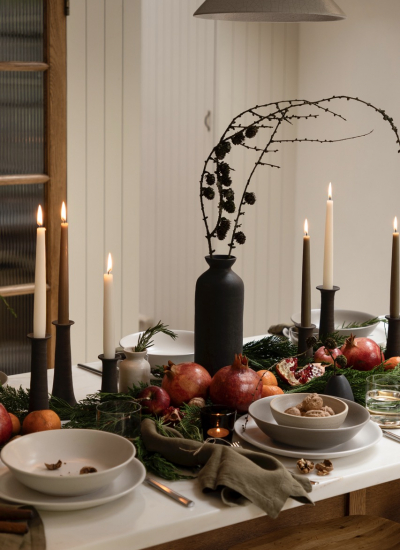 Tischdeko Weihnachten einfache Ideen Monoware Festive 05 decohome.de