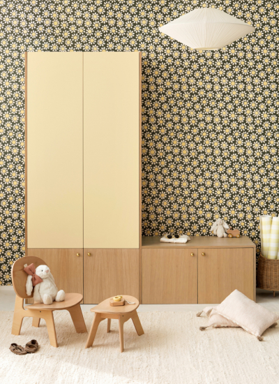 Blumentapete Kinderzimmer Plum Living x PaperMint Exklusive Tapetenkollektion decohome.de