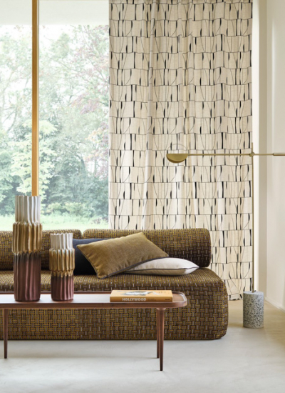 gemusterter Samt CAMENGO CHICAGO CHICA ambiance souffle de vitrail decohome.de