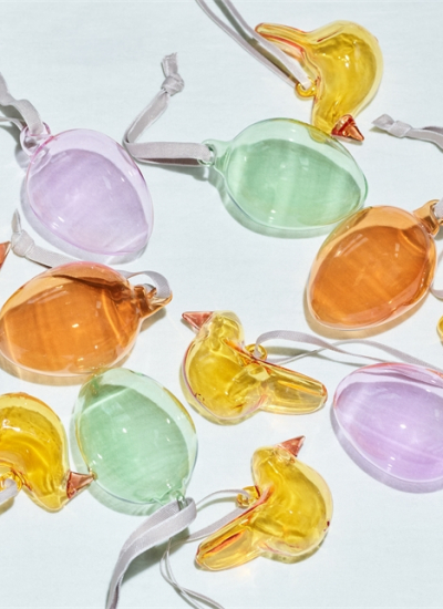 iittala decorations glass egg 60 mm 3 set mix spring Osterdeko decohome.de