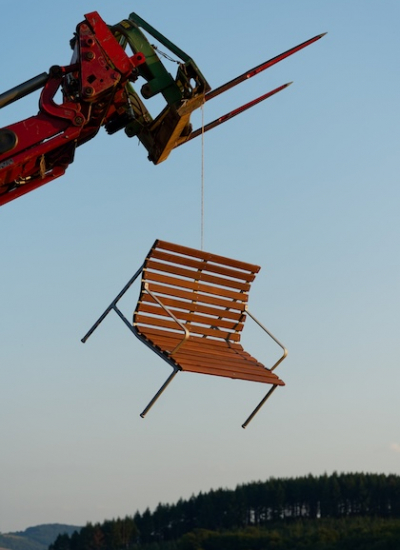 outdoor living hay traverse lounge bench decohome.de