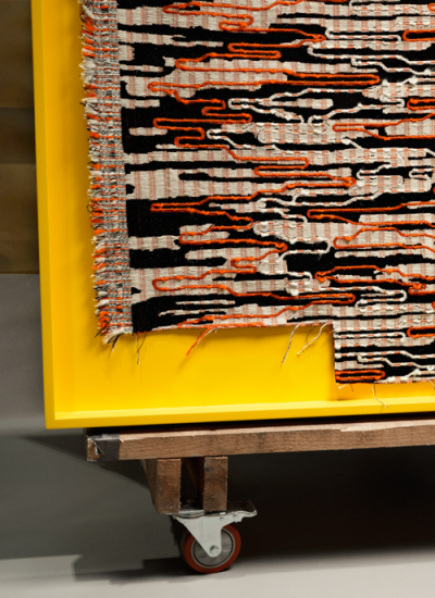 01 PS DEDAR WEAVING ANNI ALBERS UNDER WAY 1963 Photography by Ilaria Orsini Art direction by Stefanie Barth & Carina Frey Styling by Conti Marchettistudio