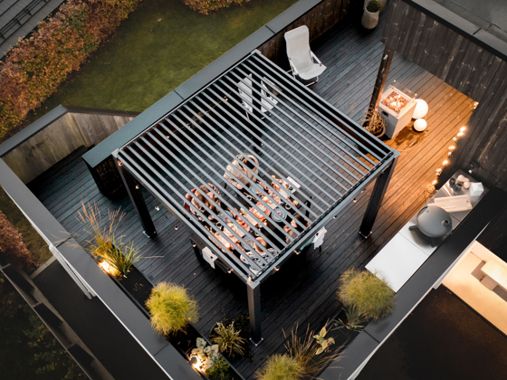 PERGOLUX Pergola lamellendach decohome.de