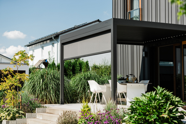 PERGOLUX Pergola sonnenrollo decohome.de