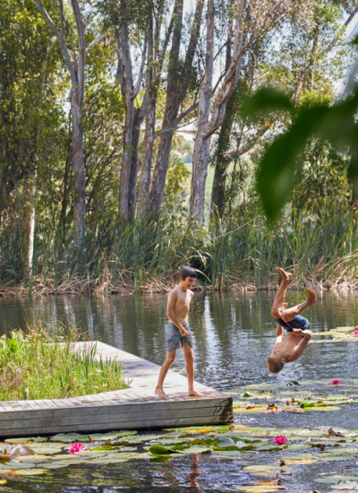 Seerosenteich Le Grand Jardin Südafrika decohome.de