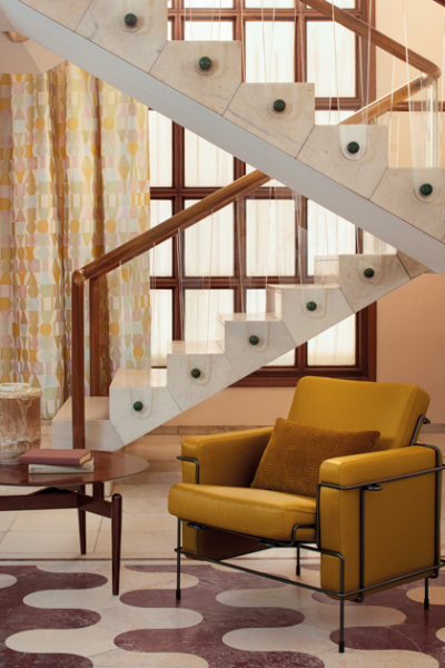 decohome.deTreppengestaltung 02 Rubelli Teorema collection by Formafantasma FRANK SHARKY PAUL photocredit Claudia Zalla