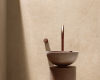 Beiges Steinwaschbecken minimalistisch NovaBell porcelain stoneware Canve collection decohome.de