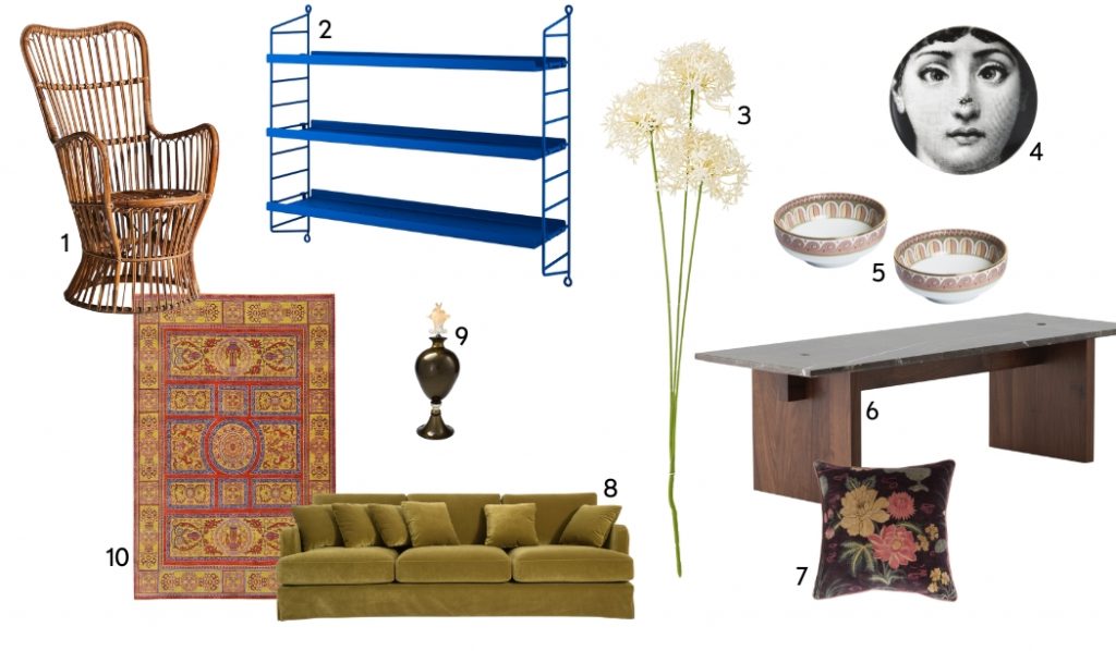 Cluster Abruzzese eklektischer Stil Möbel Accessoires decohome.de
