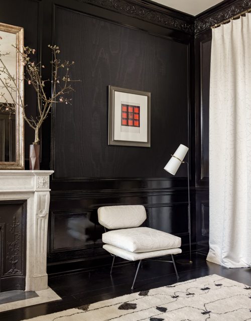 Schwarze Wand: 