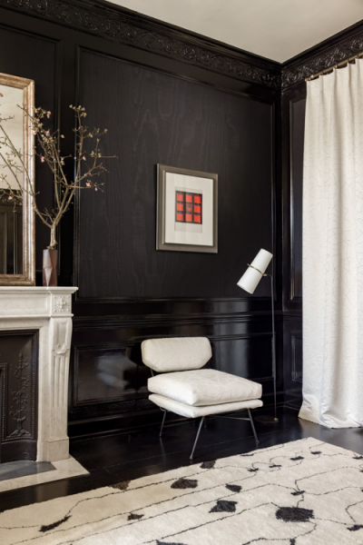 DEDAR PARIS SHOWROOM ©Jerome Galland schwarz Wand decohome.de