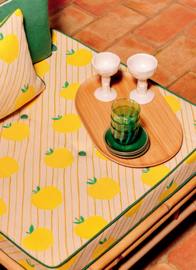 ELITIS garten stoff apfel zitrone decohome