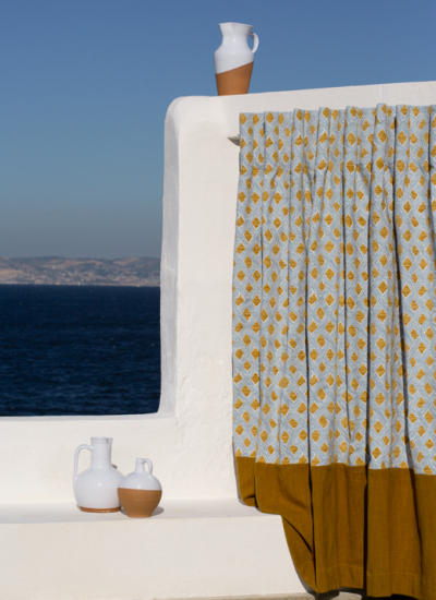 Pierre Frey PF 2025 THALASSA BEHANZIN outdoor vorhang decohome.de