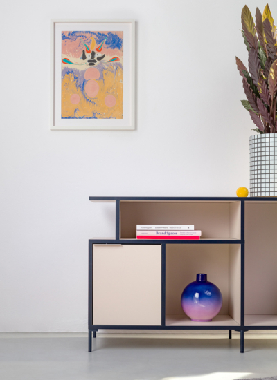 Sideboard Tylko Sand Midnight Blue inspirierende Flure decohome.dejpg