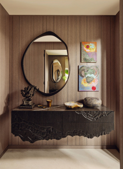 Sideboard braune Konsole Spiegel Gunter Co Kensington Leverne decohome.de