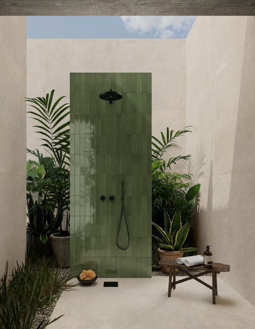 aussendusche fliesen outdoor bad Ragno Mid decohome.de aussendusche fliesen outdoor bad Ragno Mid decohome.de