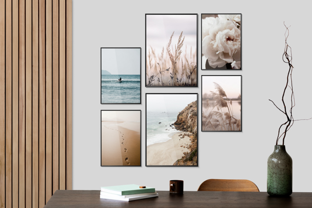 Wandbilder gestalten artboxONE Wilk PR Posterset Beach decohome.de