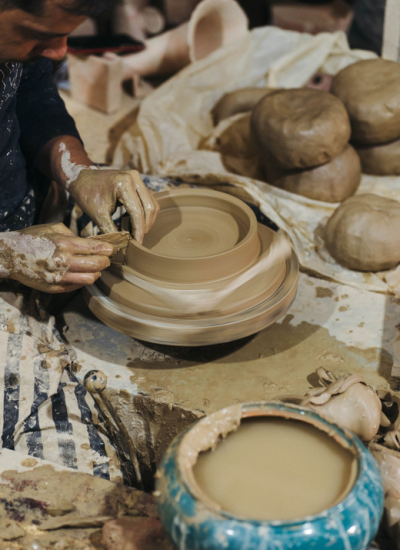 Keramikhandwerk Drehscheibe Marrokko museeum x fabian freytag decohome.de