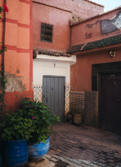 Marrakesch Tuer Architektur Lemwand decohome.de