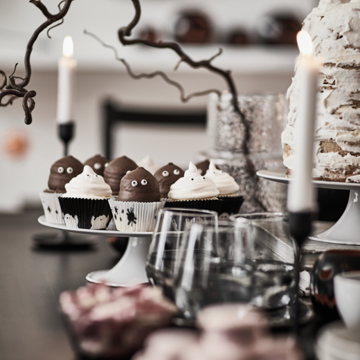IKEA halloweendeko muffins gespenster decohome.de