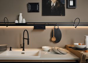 Lugano Lack Schwarz softmatt